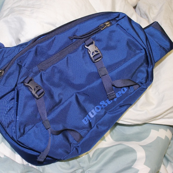 Patagonia Handbags - blue patagonia atom sling 8L bag